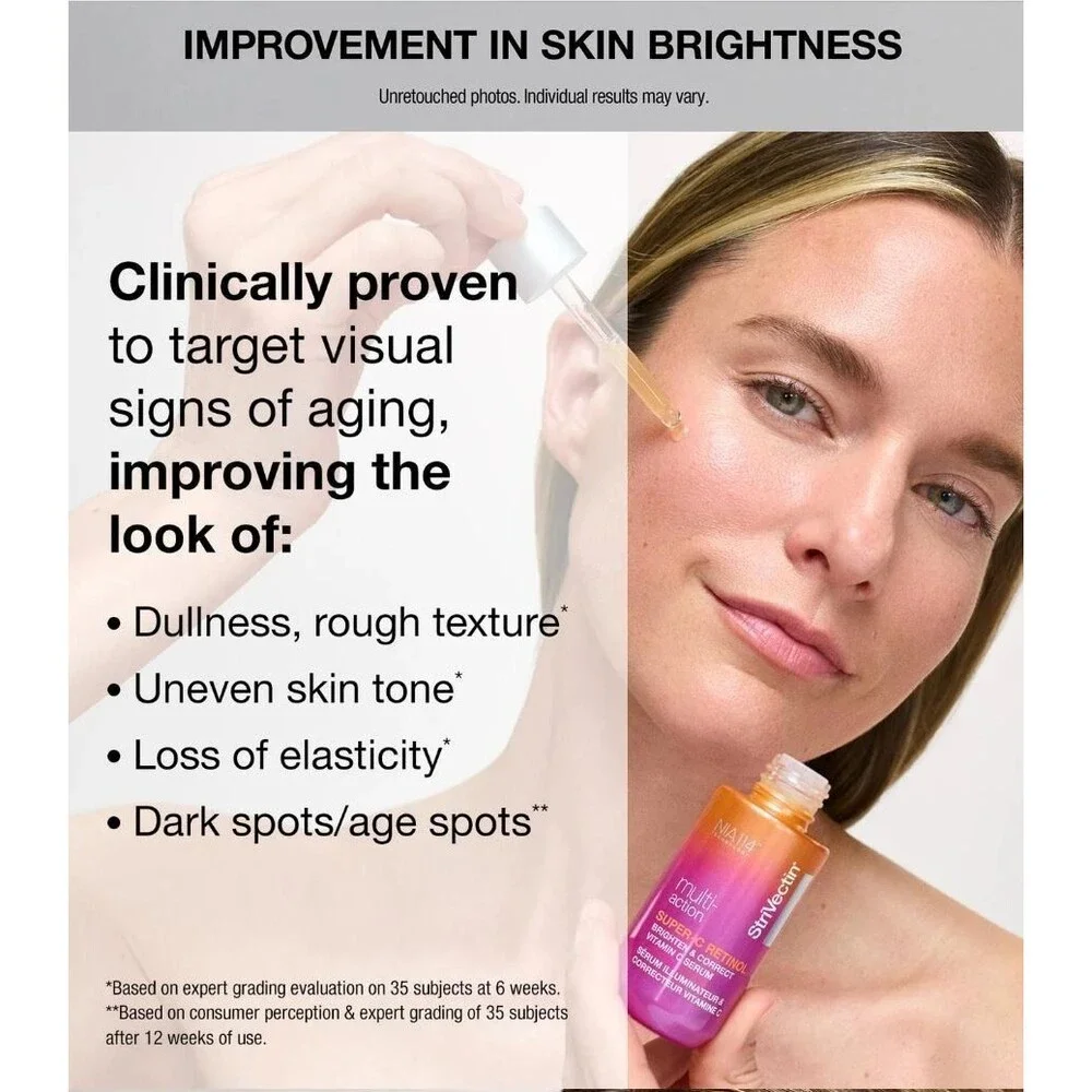 STRIVECTIN  Multi Action Super C Retinol Brighten Correct Vitamin C Serum 2 1oz